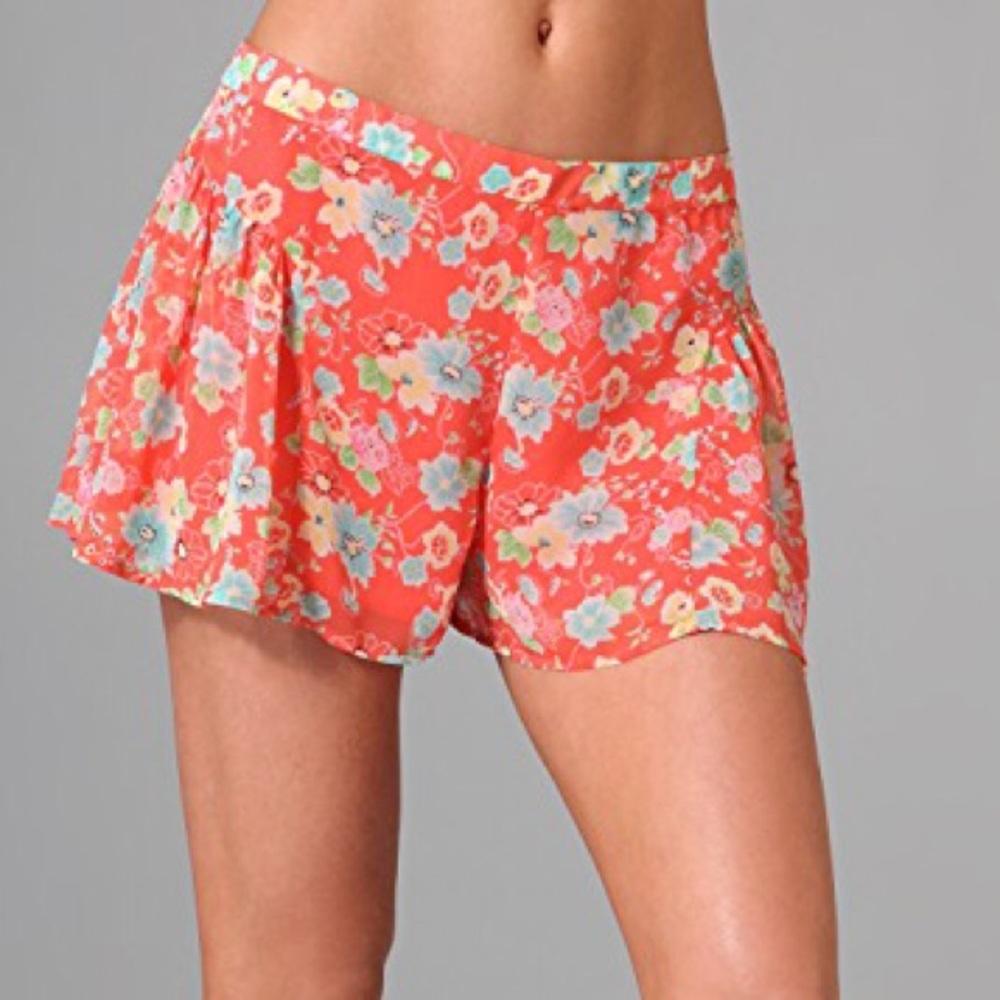 NWOT Free People Floral Shorts